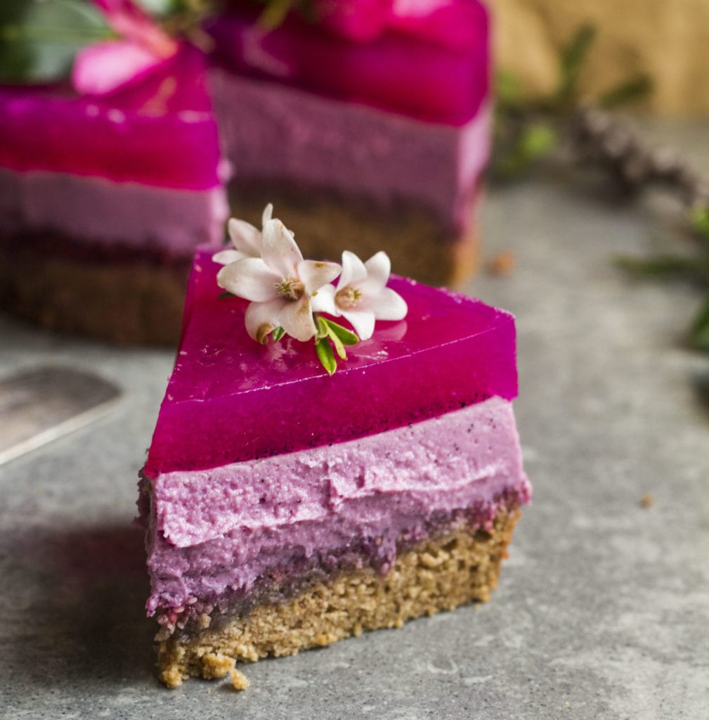 pitaya layer cake vegan 4